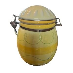 Boston Warehouse Figural Fun Hinged Jar OS Yellow Brand New Fancy Egg 97880